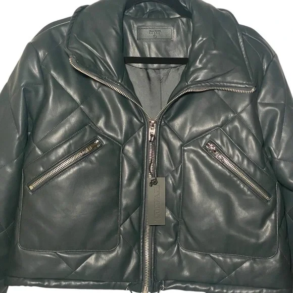 Blank NYC On The Rise Puffer Bomber Jacket - Picture 15 of 15